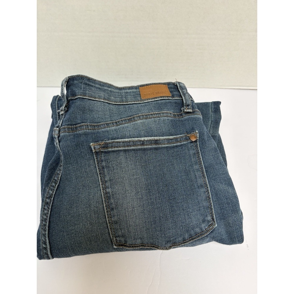 Judy Blue Jeans High Waist Knee Patch Boyfriend Style #88317 - Size 13/31